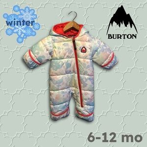 ❄️☃️👌*VGUC* BURTON | 6-12 mo | Buddy Bunting Suit - Warm 4/5 Bubble Pattern